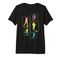 9Th Birthday Soccer Player Football 9 T-Shirt - Novelty Apparel Men Women