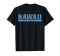 Hawaii Soccer Sky Blue Text T-Shirt - Fun Novelty Design Men Women