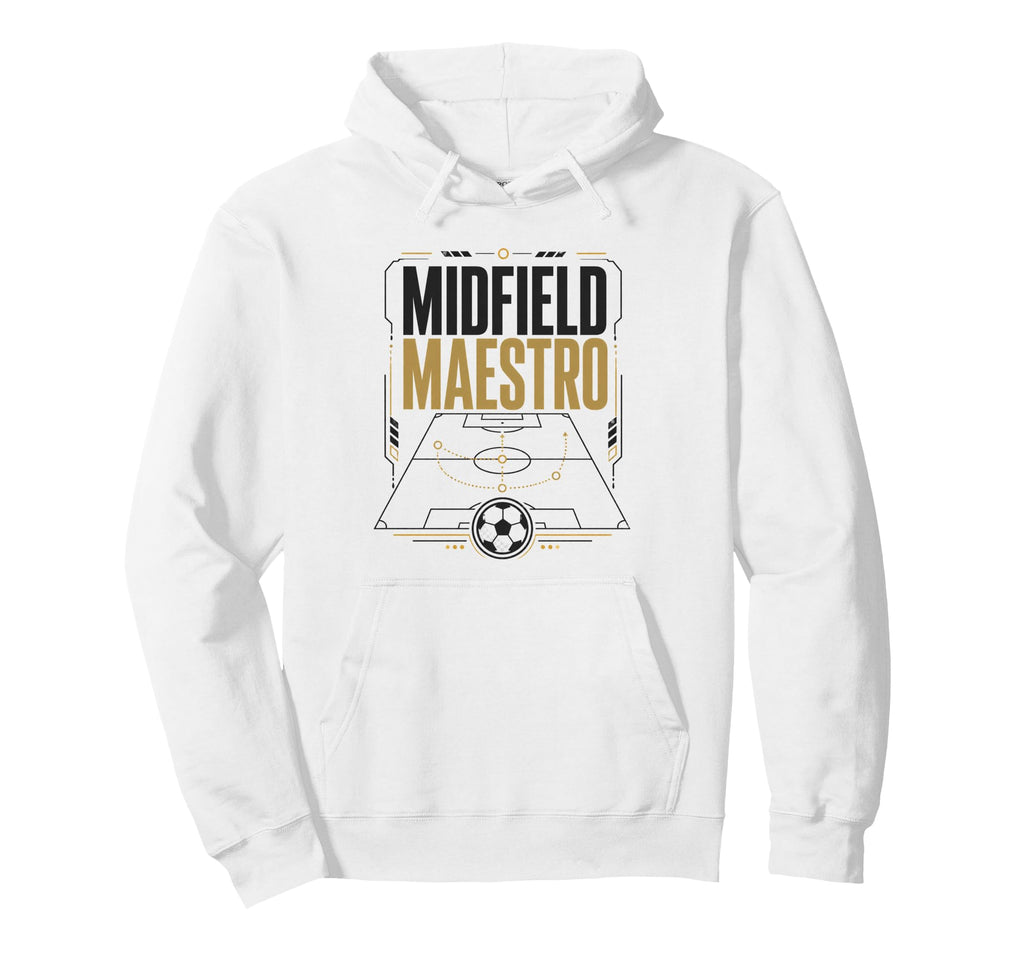Football Collection Soccer Midfield Hoodie - Fun Novelty Design Unisex