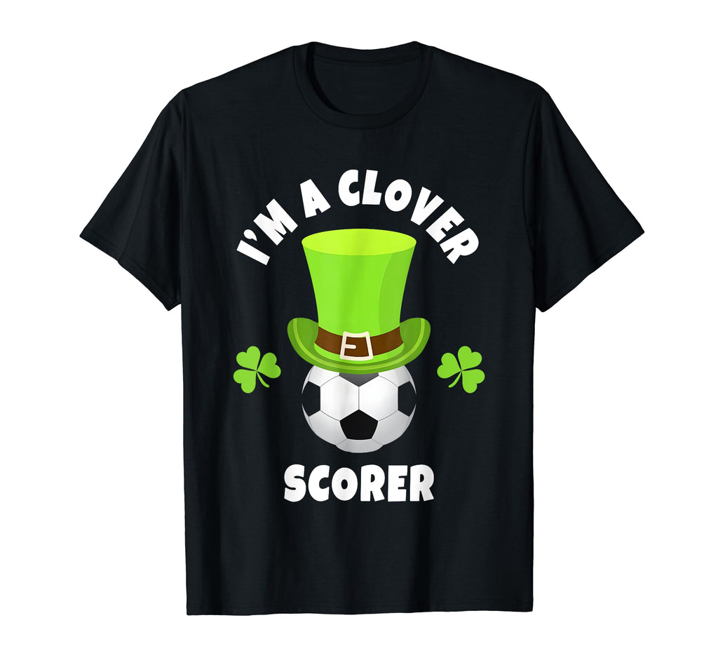 Soccer Forward Im Clover Scorer T-Shirt - Aesthetic Graphic for Adults