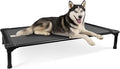 Sytopia 47'' Outdoor Elevated Dog Bed for Extra Large Dogs, Chew-Proof Pet Camping Raised Cot with Breathable Mesh - Durable Frame, Cooling Hammock Bed, Non-Slip Feet, Waterproof, Easy Clean