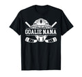 Ice Hockey Goalie Nana Hockey Keeper T-Shirt - Novelty Apparel for Adults