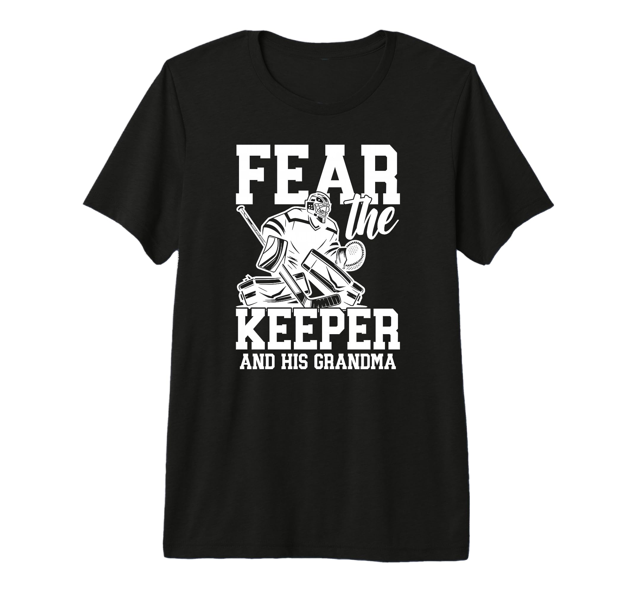 Funny Hockey Keeper Grandma Hockey T-Shirt - Aesthetic Graphic for Adults