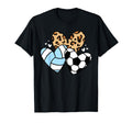 Soccer Volleyball Heart Funny Soccer T-Shirt - Streetwear Style Unisex