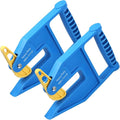Heavy Duty Stall Mat Grippers - Pair of 2 Mat Movers Tool for Horse Stalls, Gym, Barn, and Trailer, Makes Moving Rubber Mats Easier, Saves Your Back and Hands