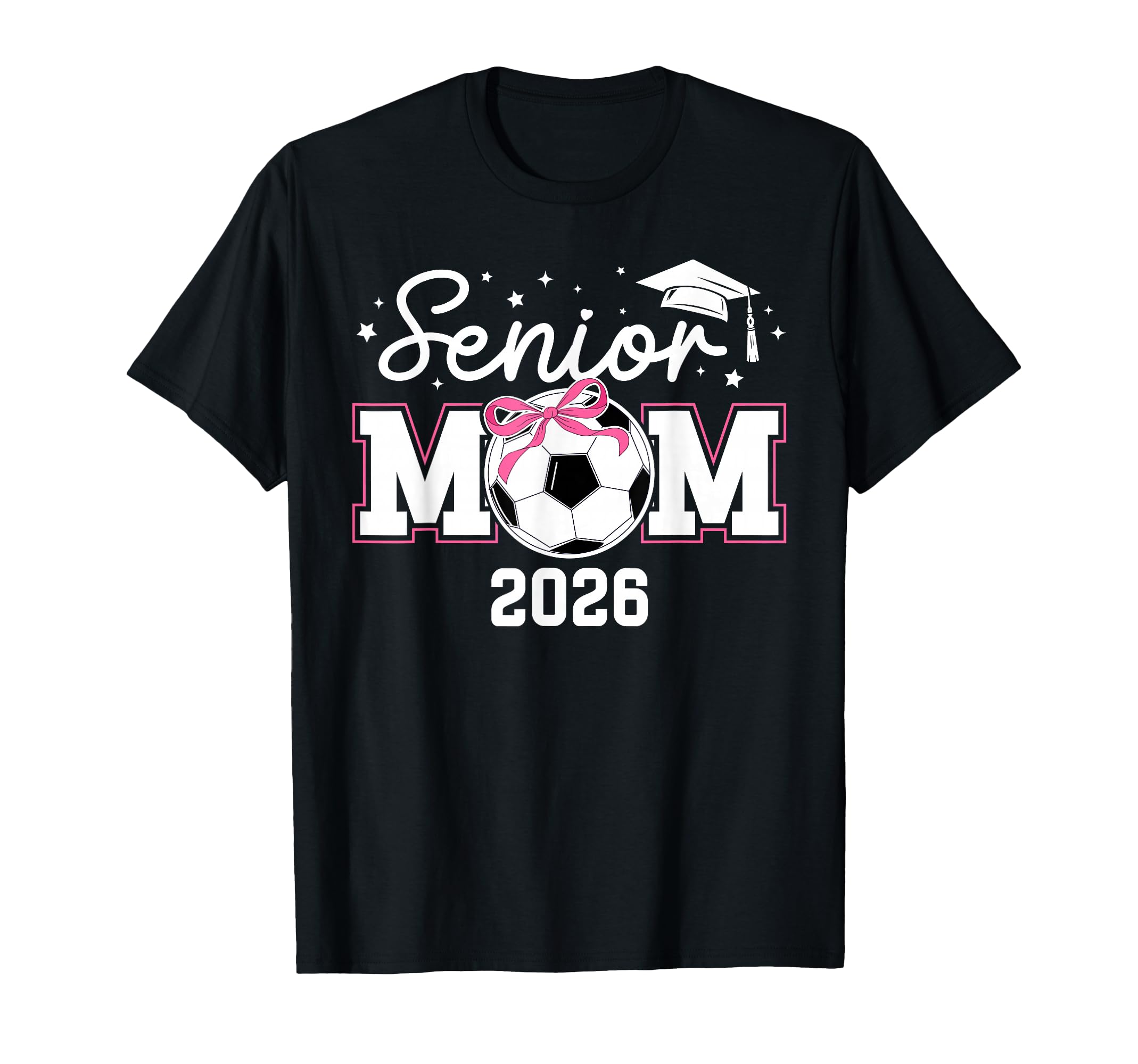 Soccer Senior Mom Senior Soccer Player T-Shirt - Fun Novelty Design Unisex