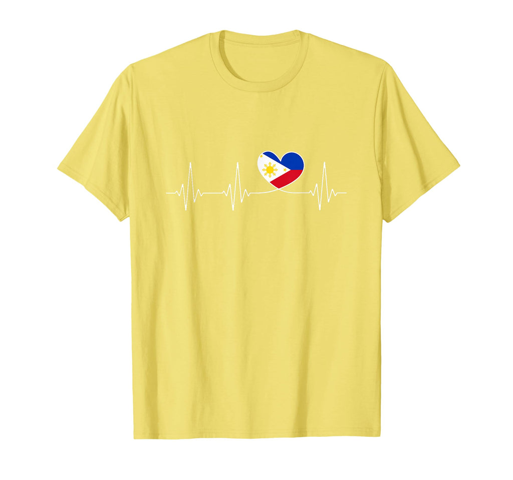 Philippines Love Filipino Flag Heart T-Shirt - Trendy Graphic for Adults