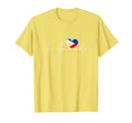 Philippines Love Filipino Flag Heart T-Shirt - Trendy Graphic for Adults