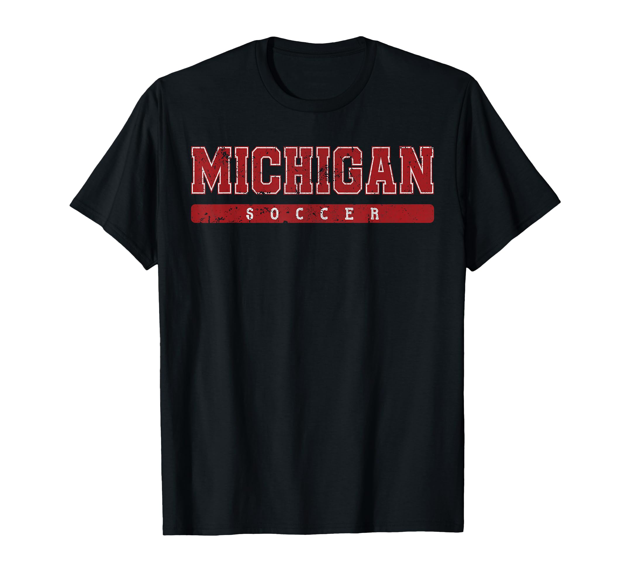 Michigan Soccer Tees Tanks Tops T-Shirt - Unique Graphic Unisex