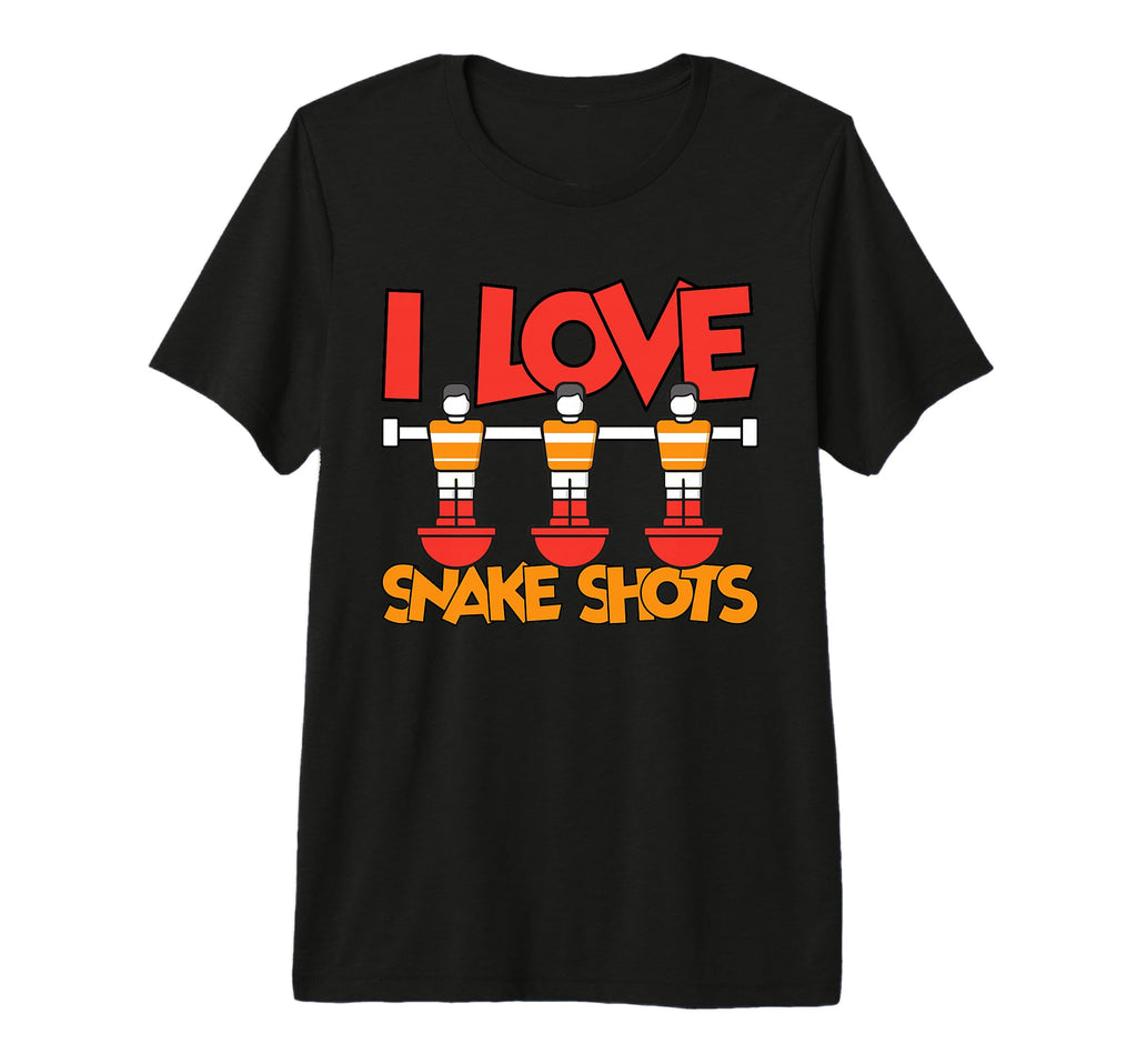 I Love Snake Shots Tri Blend T-Shirt - Aesthetic Graphic Unisex