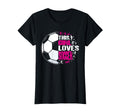 Funny Sport This Loves Soccer T-Shirt - Trendy Graphic Unisex