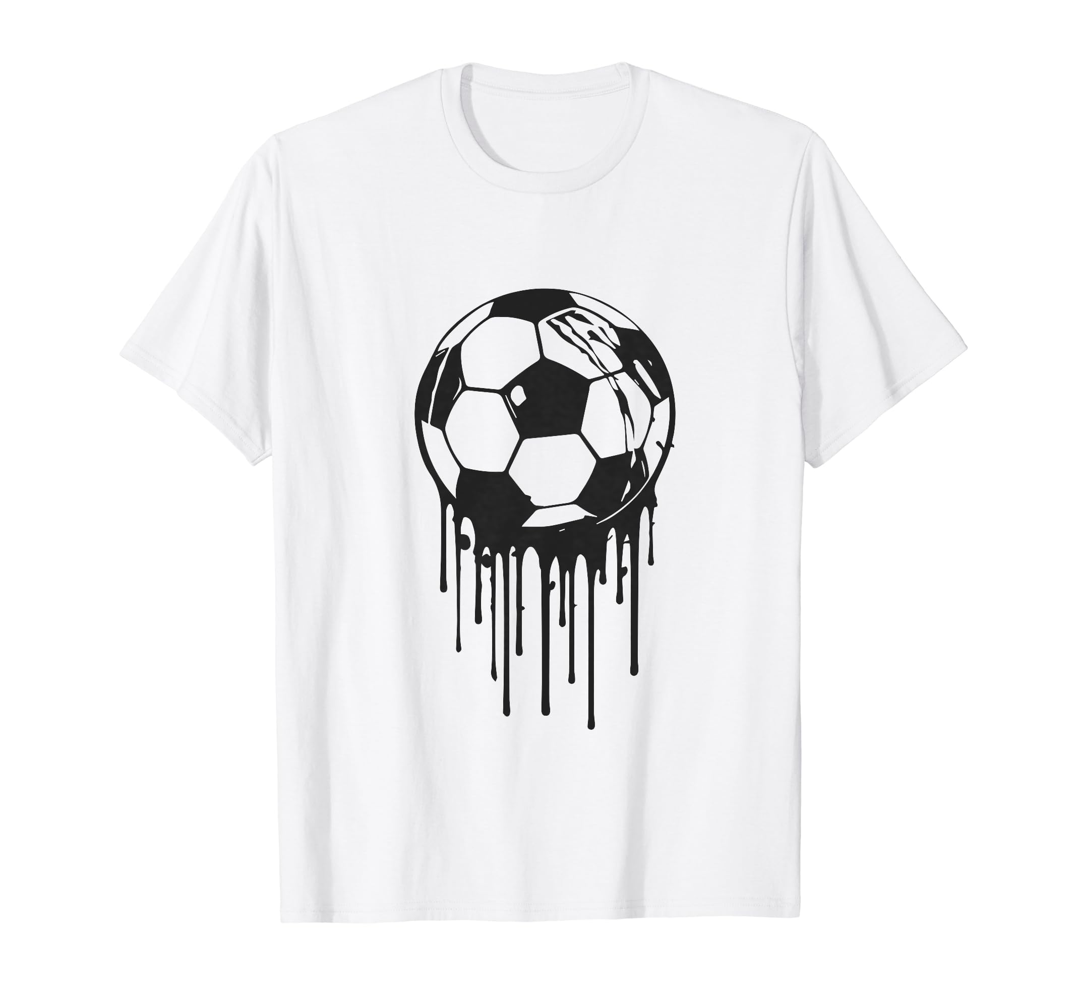 Soccer Ball Splash Soccer Player Sport T-Shirt - Unique Graphic for Adults