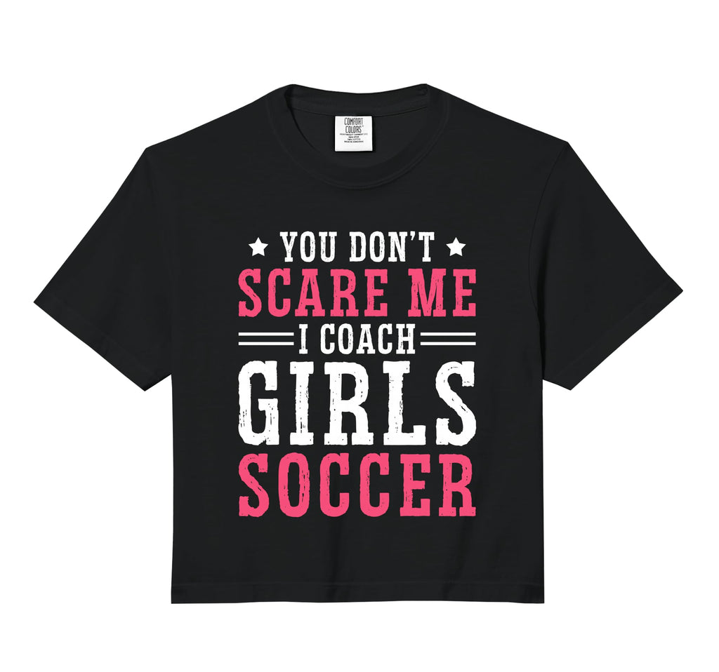 Womens Funny Soccer Coach You Dont Scare Hoodie - Unique Graphic Men Women
