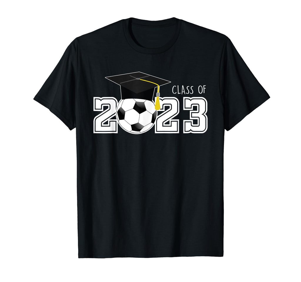 Class 2023 Soccer Senior Football Mom T-Shirt - Graphic Print Unisex