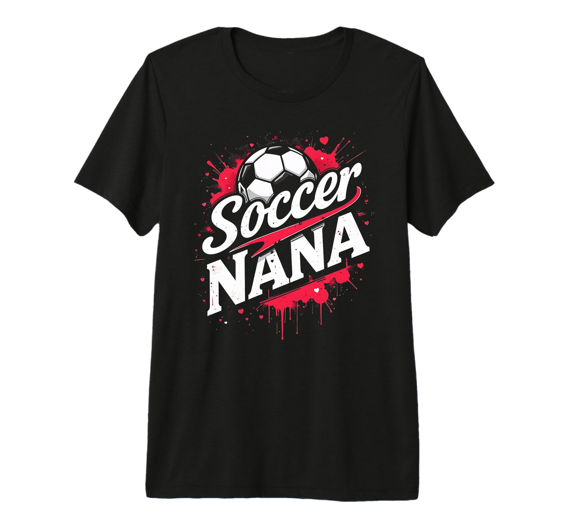 Proud Soccer Nana Funny Grandma Lover T-Shirt - Trendy Graphic Unisex