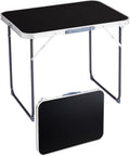 Outvita 2.3ft Portable Folding Camping Table, Outdoor Waterproof Picnic Table, Aluminum Lightweight Suitcase Foldable Table for Picnic BBQ Beach Dining