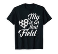 Proud Soccer Parents My Heart Is T-Shirt - Fun Novelty Design for Adults