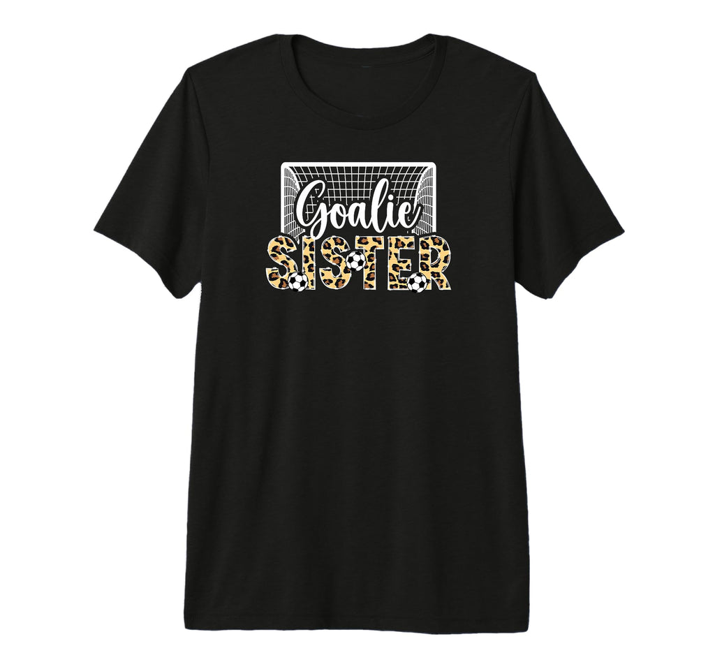 Soccer Goalie Sister Soccer Keeper T-Shirt - Minimalist Print Unisex