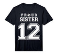 Number 12 Custom Proud Soccer Futbol T-Shirt - Unique Graphic Men Women