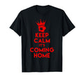Keep Calm It S Coming Home Football T-Shirt - Graphic Print for Adults