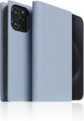 D8 Full Grain Leather Wallet Case for iPhone 15 Pro - [2-in-1] Handcrafted Detachable Diary Style with Magnetic MagSafe Back Cover, Gift Box Included (Powder Blue)