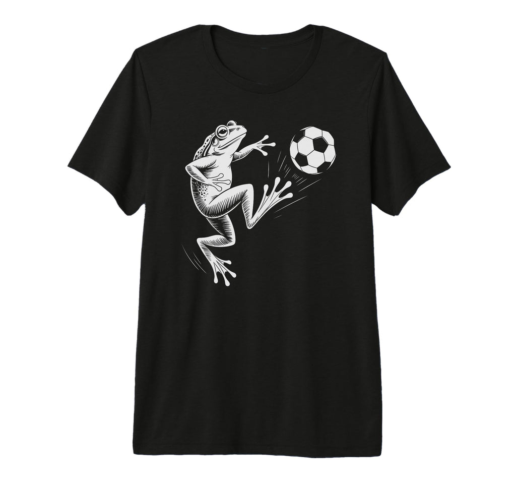 Funny Soccer Frog Score Mom Goalie T-Shirt - Fun Novelty Design Unisex