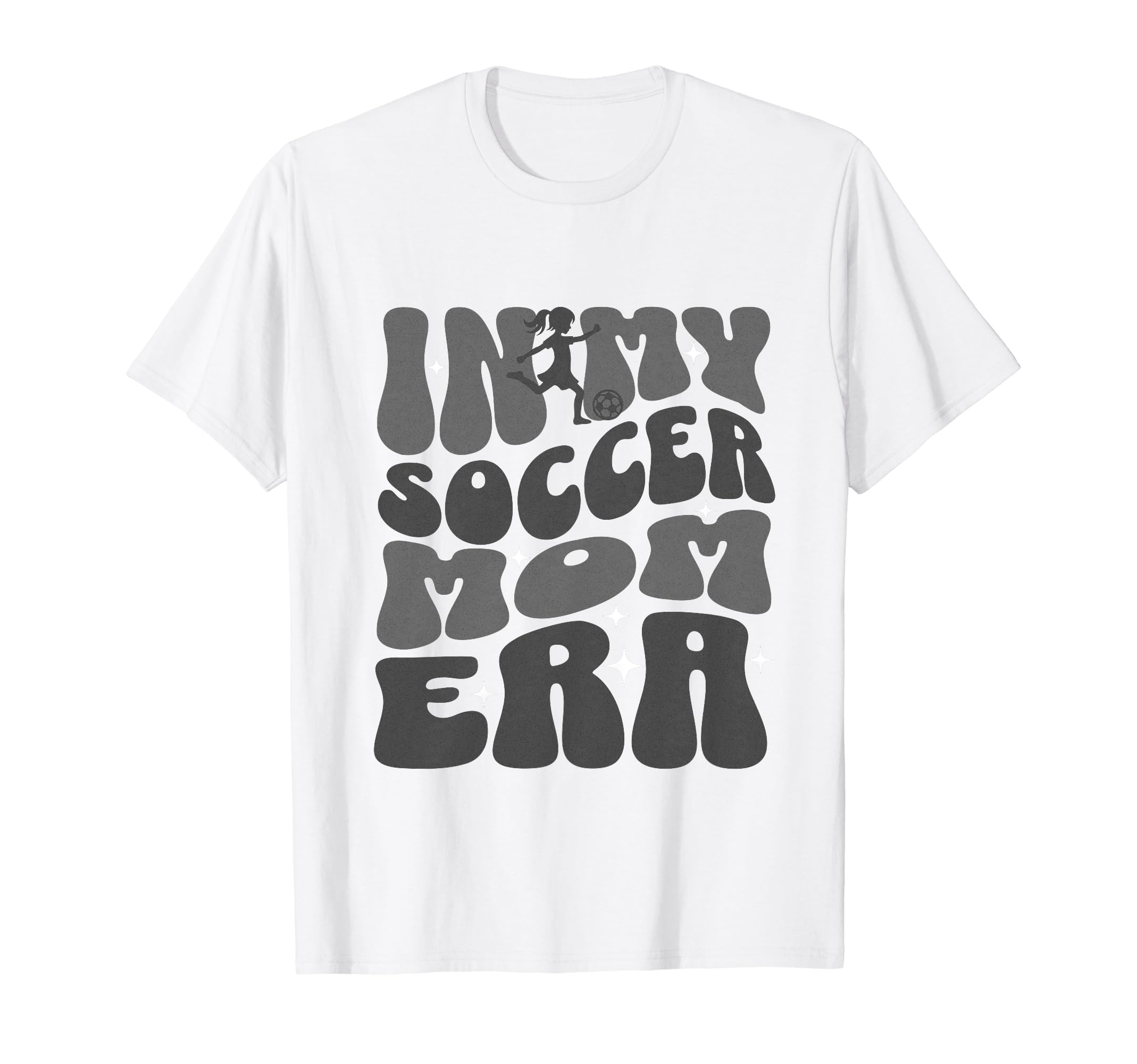 Groovy My Soccer Mom Era T-Shirt - Casual Everyday Wear for Adults