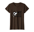 My Heart Plays Soccer Mom T-Shirt - Custom Art Print Unisex