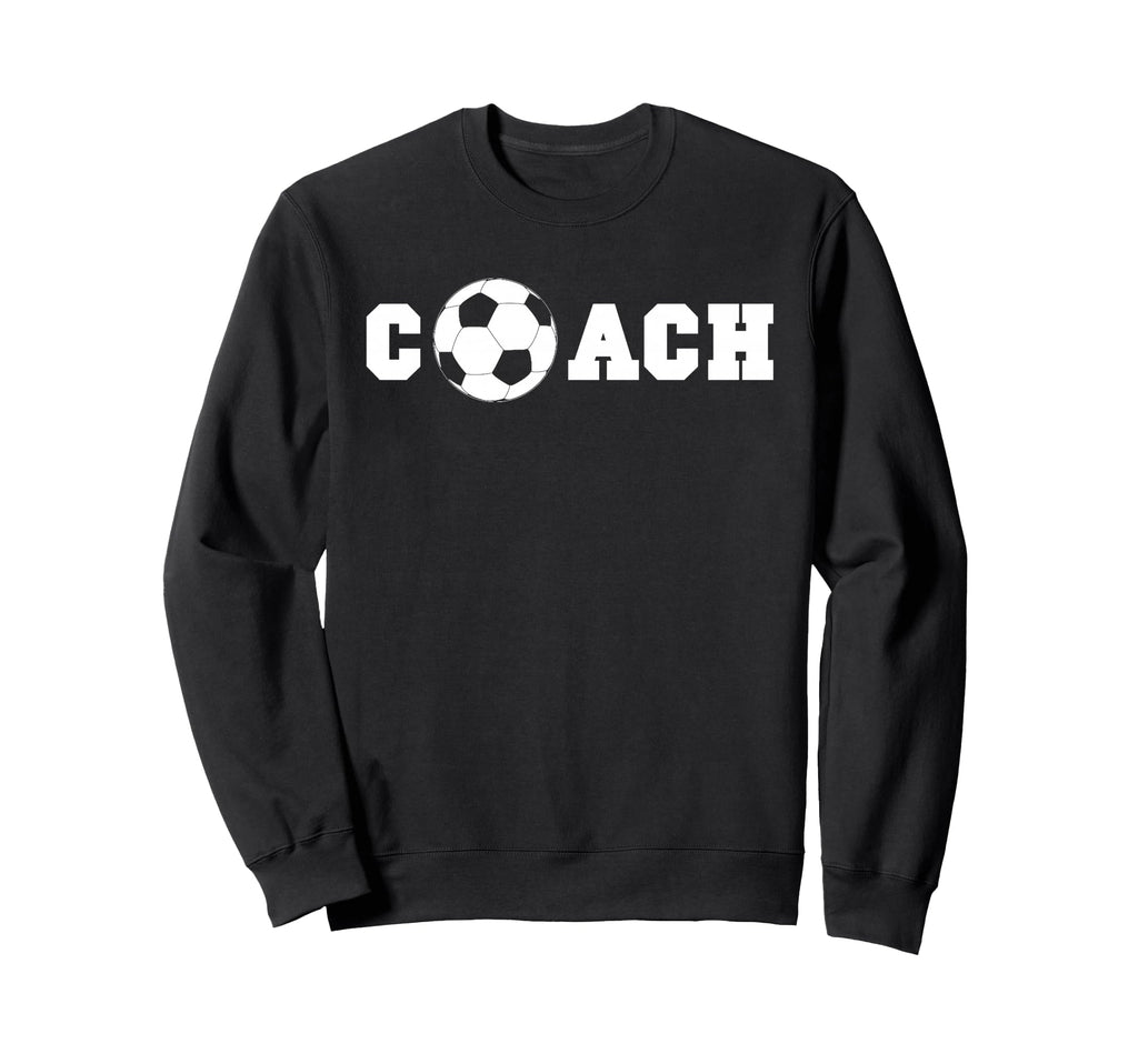 Soccer Coach Tshirts Coaching Staff Sweatshirt - Minimalist Print Unisex