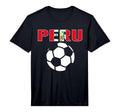 Proud Peru Soccer Fans Jersey Support T-Shirt - Novelty Apparel Unisex