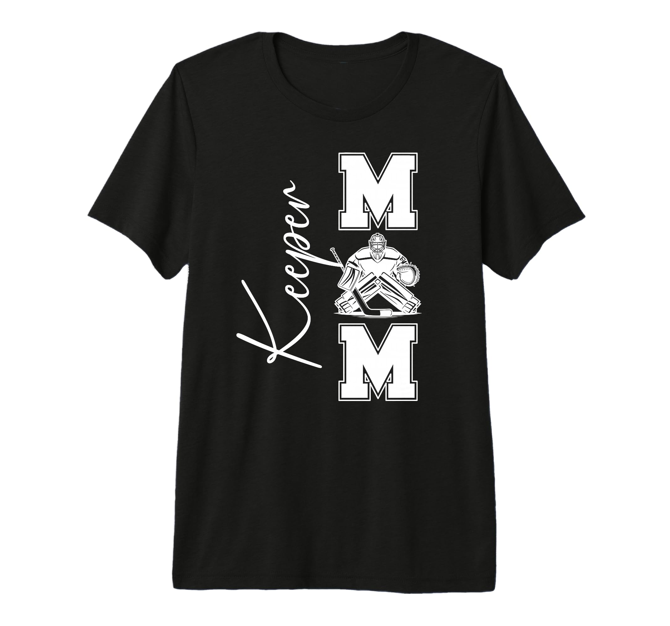 Hockey Keeper Mom Ice Hockey Goalkeeper T-Shirt - Custom Art Print Unisex