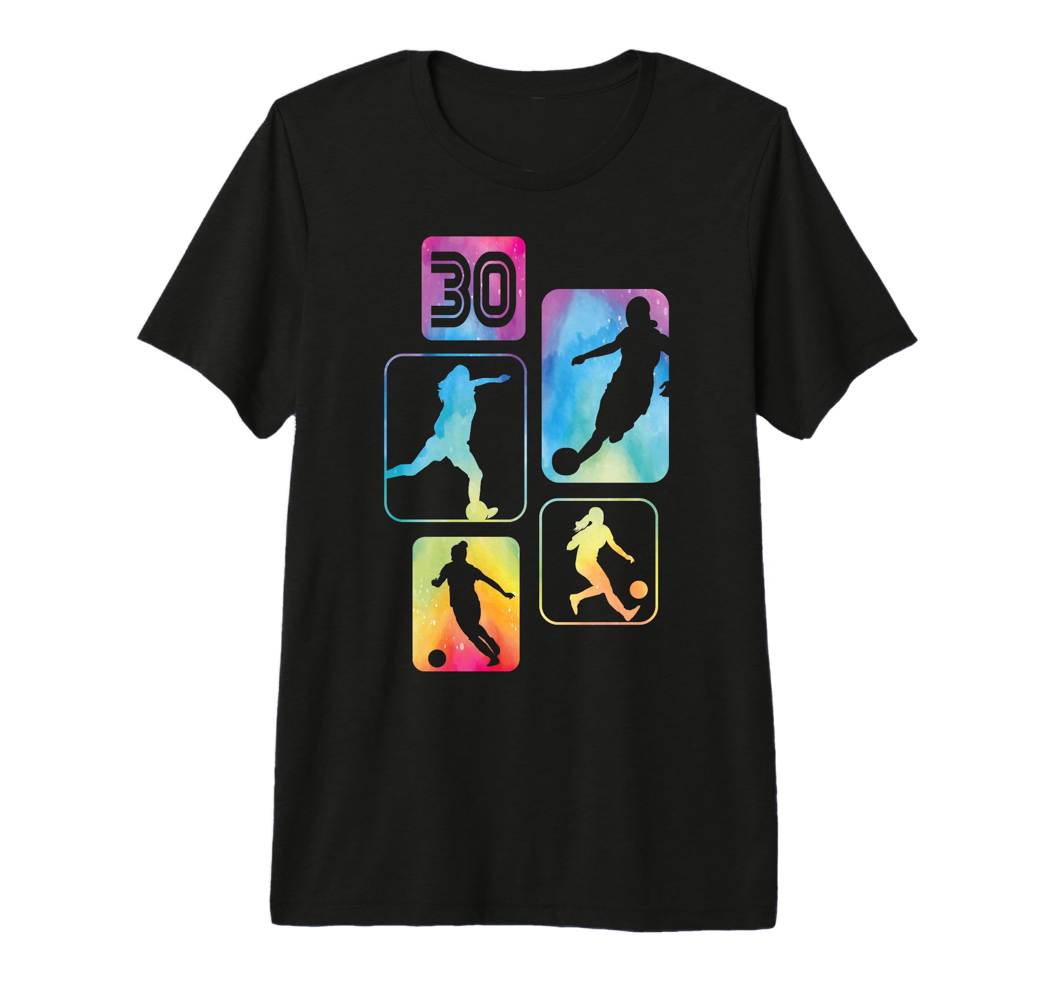 30Th Birthday Soccer Player Football T-Shirt - Streetwear Style Men Women