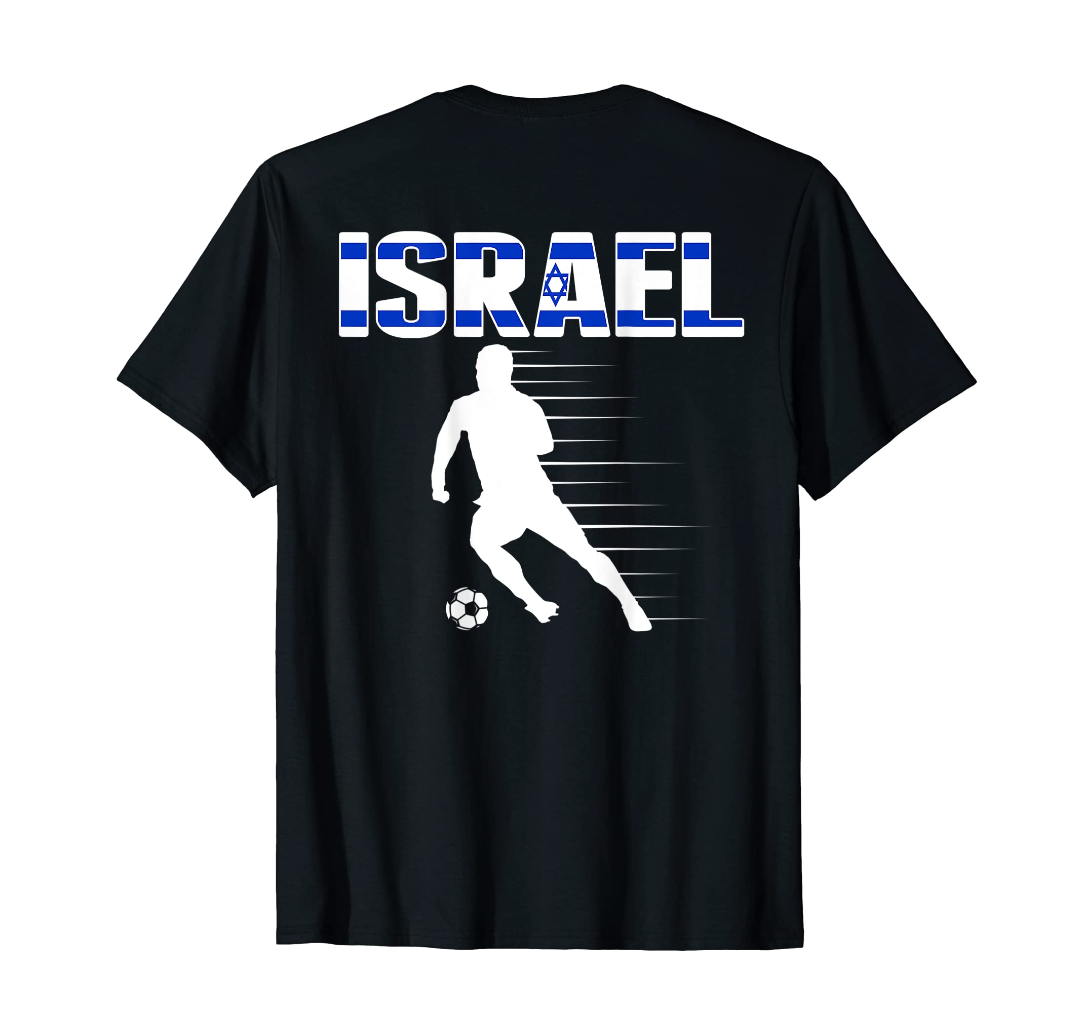 Israel Soccer Lovers Jersey T-Shirt - Casual Everyday Wear Men Women