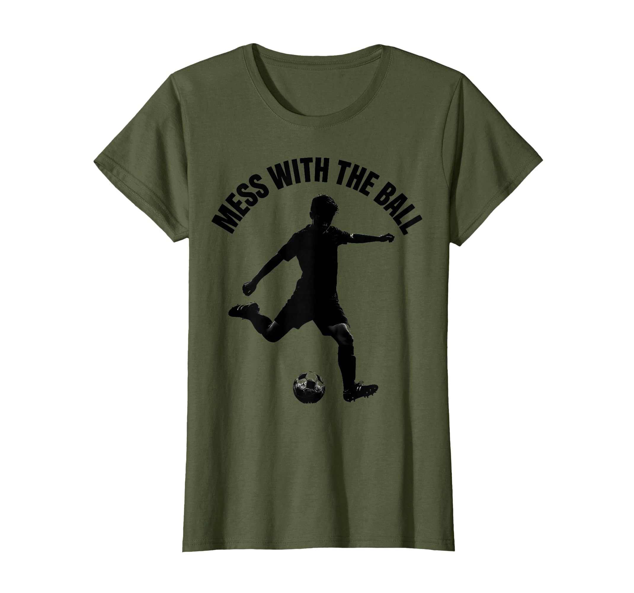Mess Ball Soccer T-Shirt - Unique Graphic Men Women