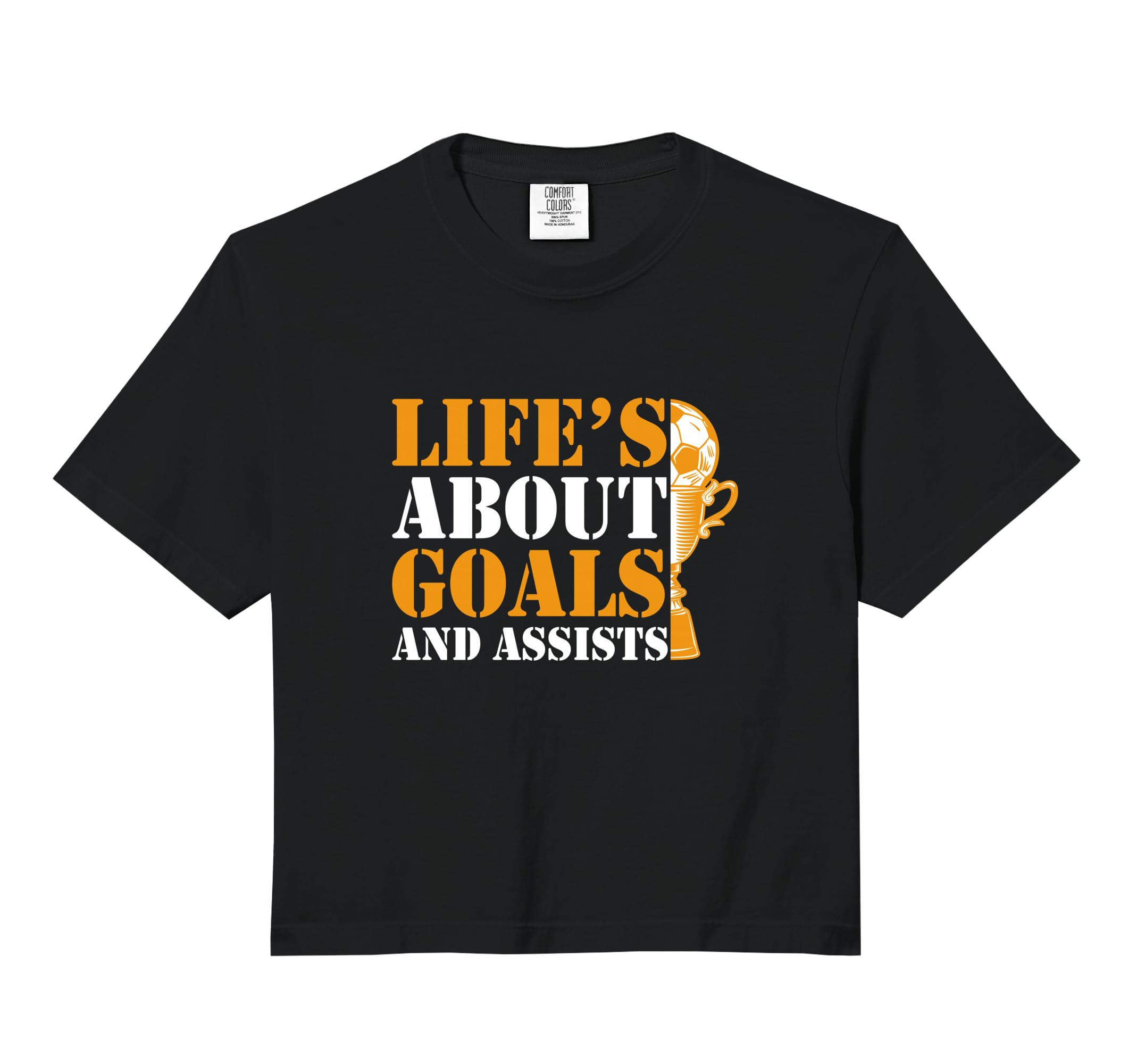 Lifes About Goals And Assists Funny Hoodie - Aesthetic Graphic Men Women
