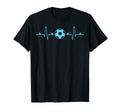 Soccer Heartbeat Soccer Lover Fans Soccer T-Shirt - Minimalist Print Unisex