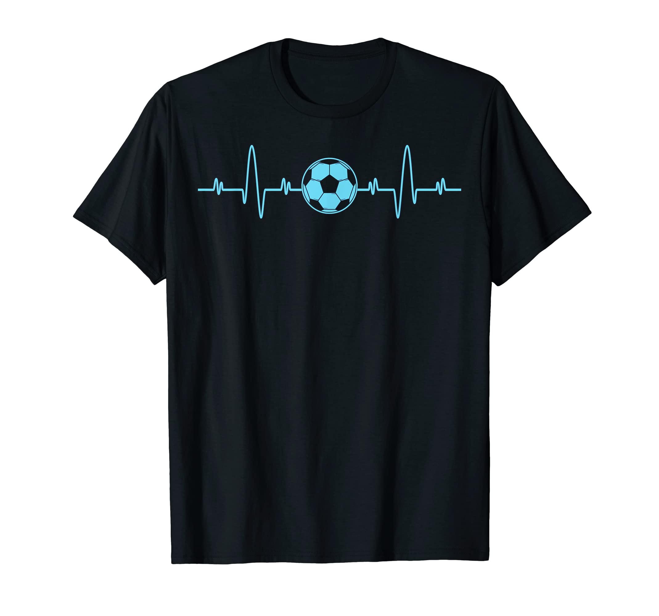Soccer Heartbeat Soccer Lover Fans Soccer T-Shirt - Minimalist Print Unisex