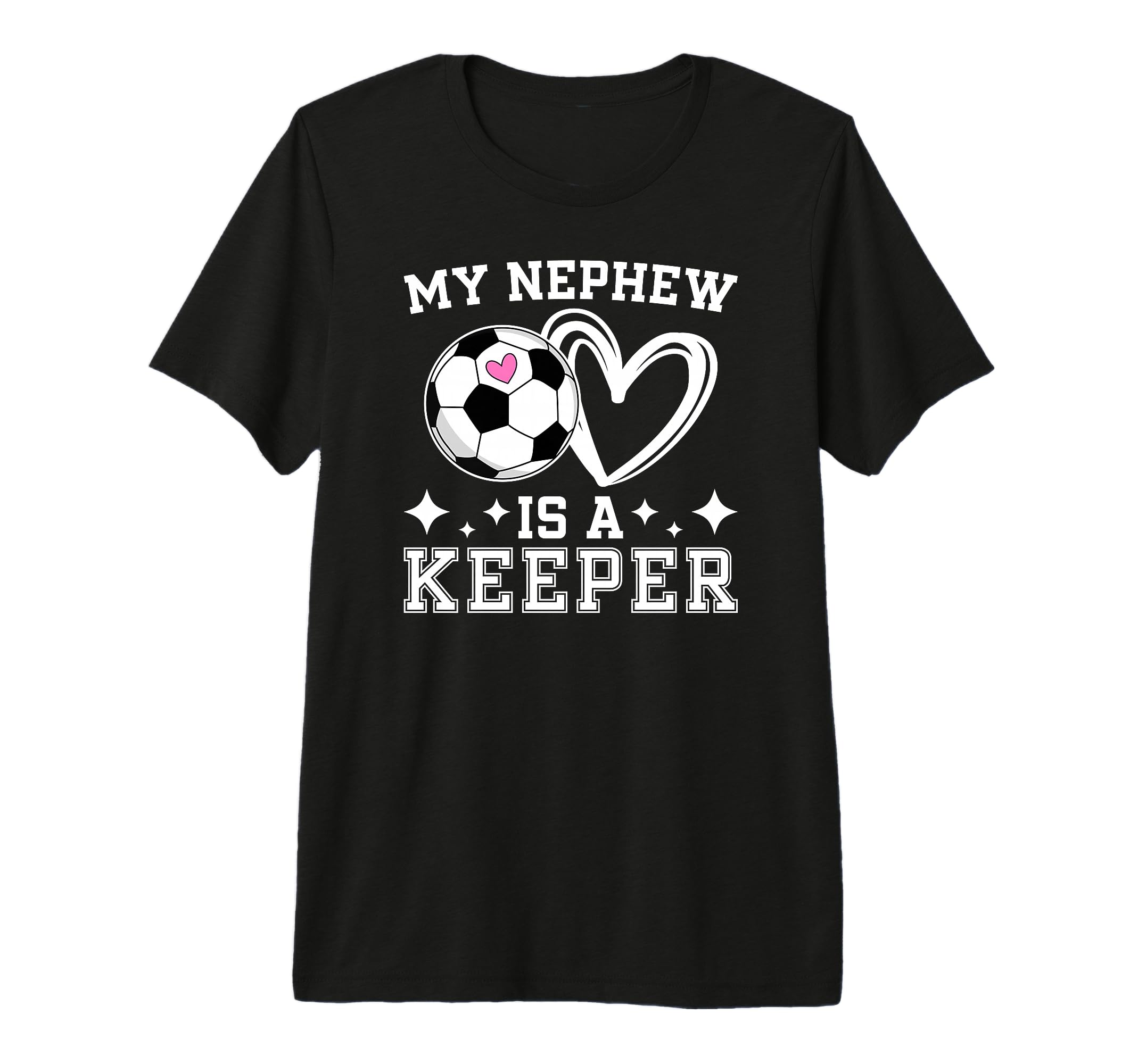 Proud Soccer Keeper Aunt Soccer T-Shirt - Minimalist Print Men Women