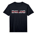 England English Flag English Soccer T-Shirt - Trendy Graphic Men Women