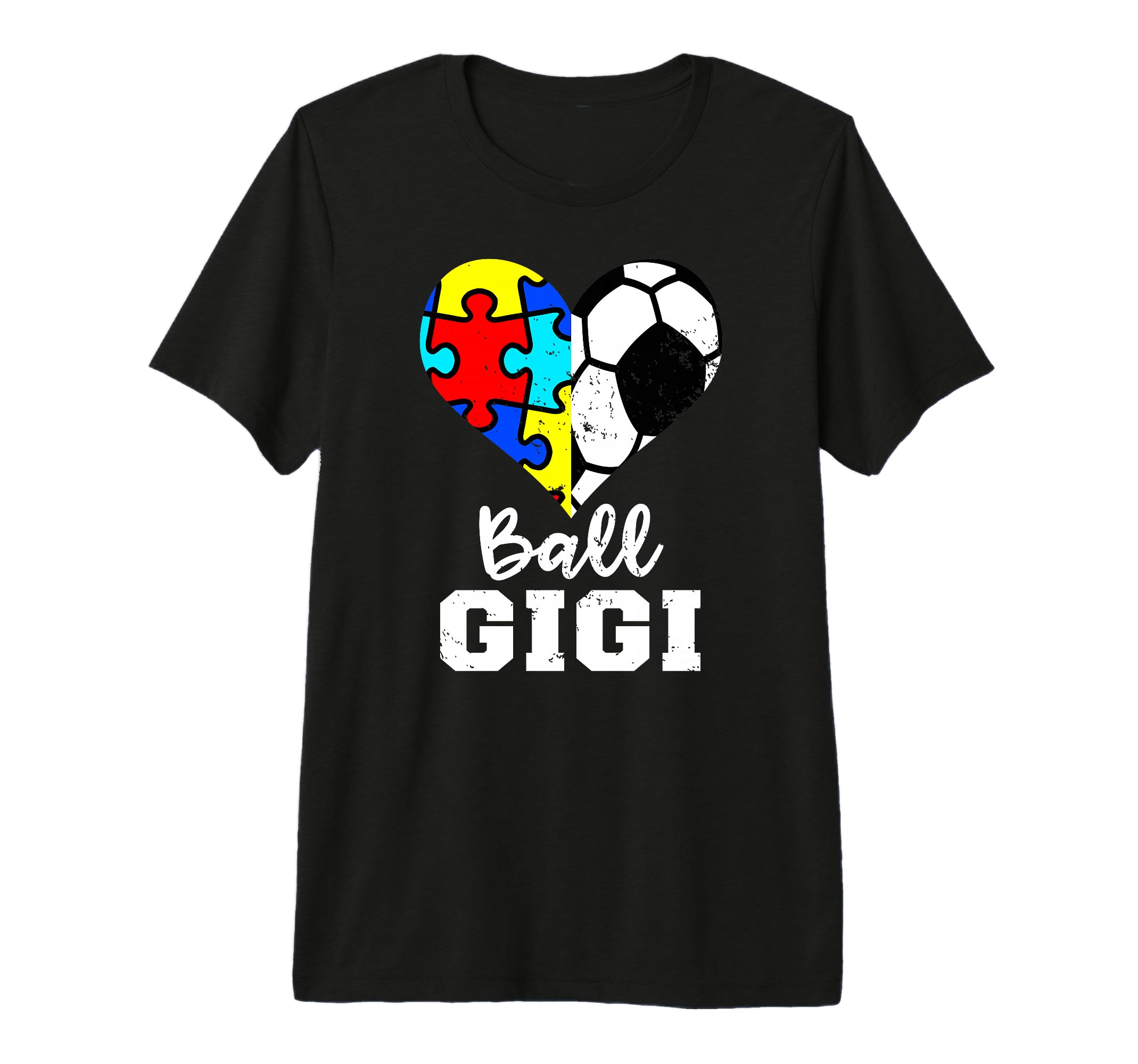Autism Soccer Gigi Funny Autism Puzzle T-Shirt - Trendy Graphic for Adults