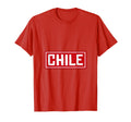 Chile Football Soccer T-Shirt - Minimalist Print Men Women