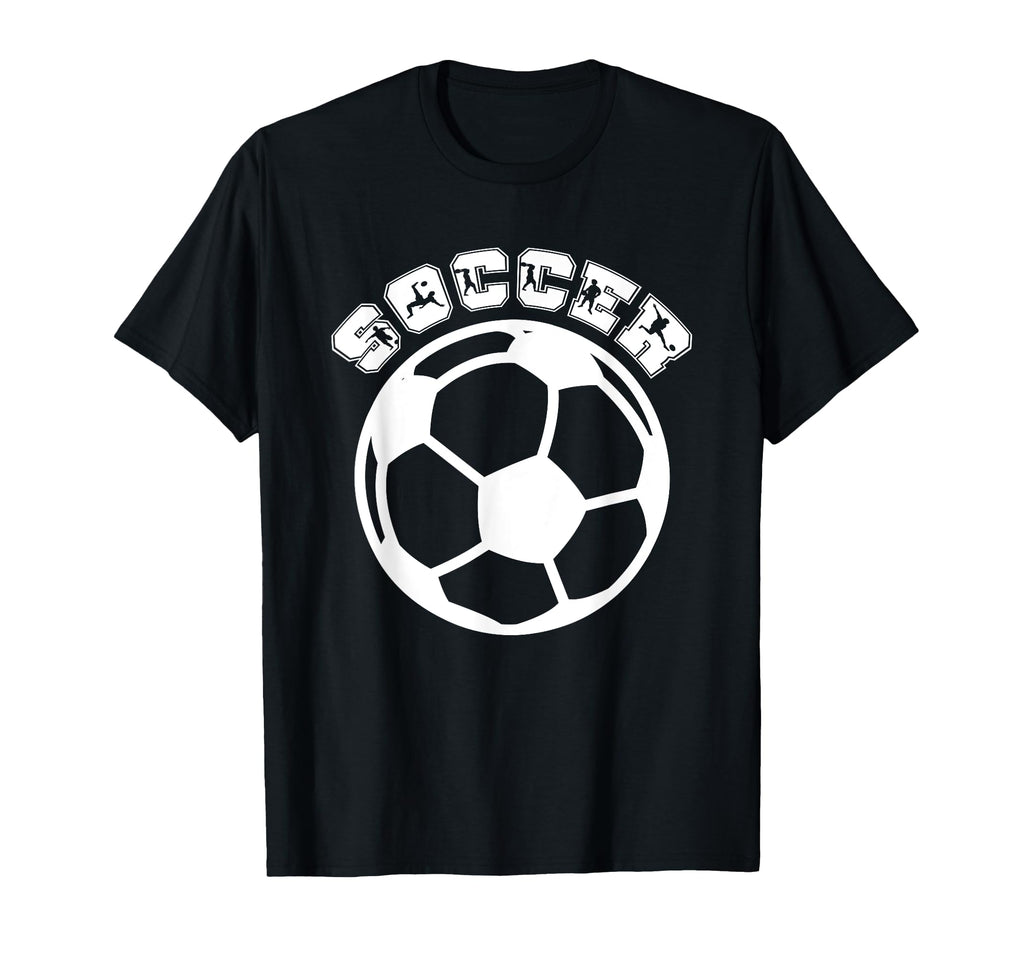 Football Soccer Ball Soccer Player T-Shirt - Custom Art Print for Adults