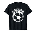 Football Soccer Ball Soccer Player T-Shirt - Custom Art Print for Adults