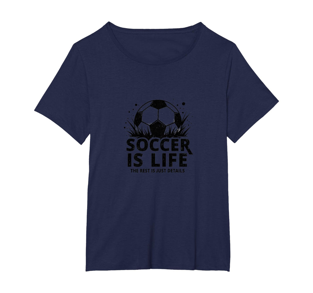 Soccer Coach Soccer Is Life Rest Is T-Shirt - Graphic Print for Adults