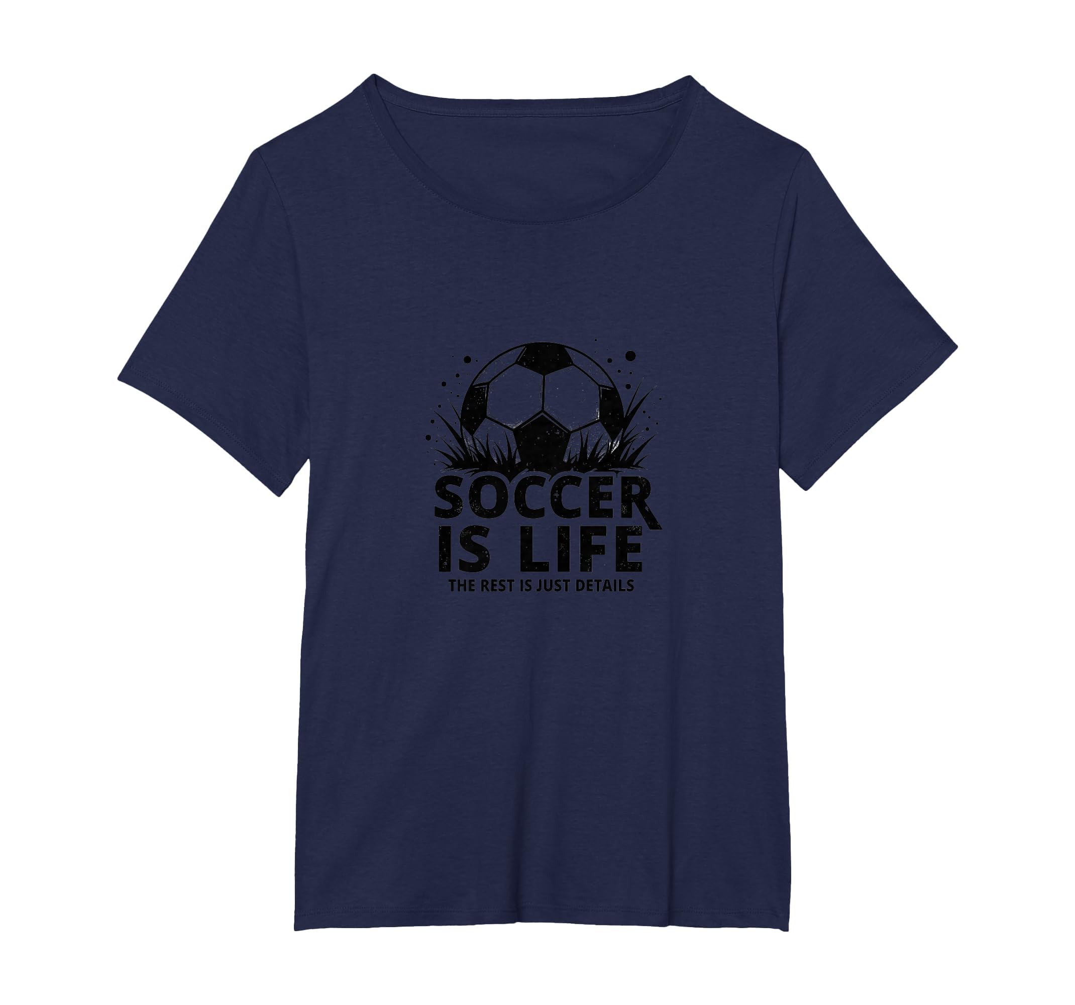 Soccer Coach Soccer Is Life Rest Is T-Shirt - Graphic Print for Adults
