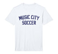 Soccer Nashville Music City Soccer T-Shirt - Minimalist Print Men Women
