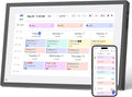 10.1 Inch Smart Digital Calendar Planner & Chore Chart, IPS HD Touchscreen Interactive Display for Family Schedules, Built-in Digital Picture Frames Function - Streamline Household Organization