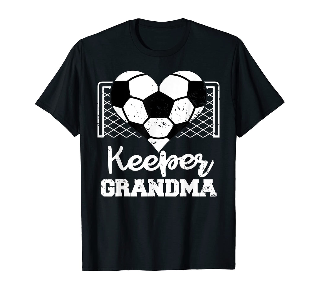 Keeper Grandma Funny Soccer T-Shirt - Casual Everyday Wear Men Women