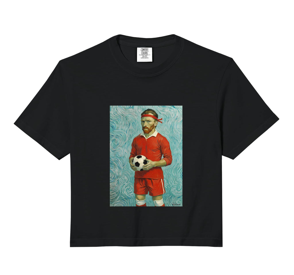 Vincent Loves Football And Soccer Red Sweatshirt - Graphic Print Unisex