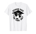 Soccer Senior Dad 2026 Final Half T-Shirt - Minimalist Print for Adults